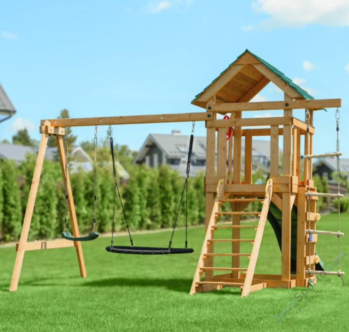 Детский игровой комплекс Unix Kids (6 in 1) Dark Green