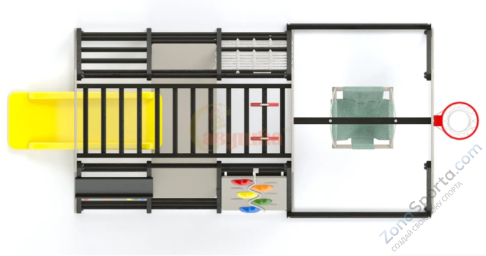 Детский комплекс Савушка Непоседа 8 nero