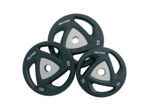 Диск олимпийский полиуретановый 15 кг OKPRO OK2037A-1500-G