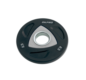 Диск олимпийский полиуретановый 2,5 кг OKPRO OK2037А-250-G