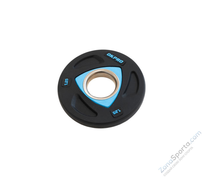 Диск олимпийский полиуретановый OKPRO OK2037-125 1,25 кг