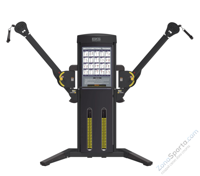 Двойная регулируемая тяга Bronze Gym BW-1006