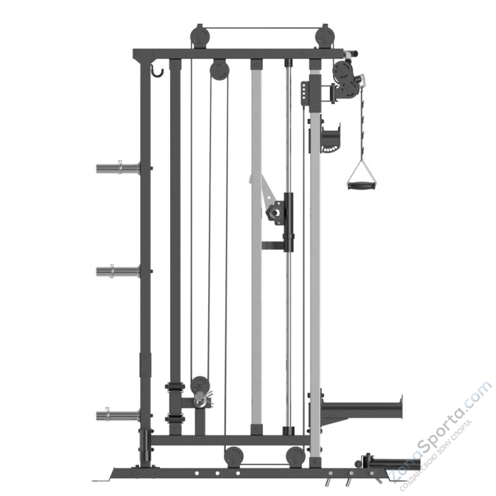 Двойная регулируемая тяга с машиной Смита Vertex FT-153