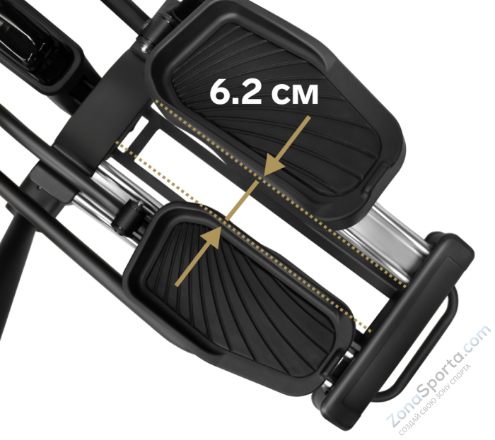 Эллиптический тренажер с автонаклоном Bronze Gym X700M