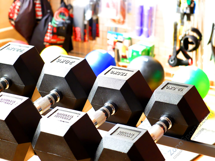 Гантель 10 кг гексагональная Original FitTools FT-HEX-10