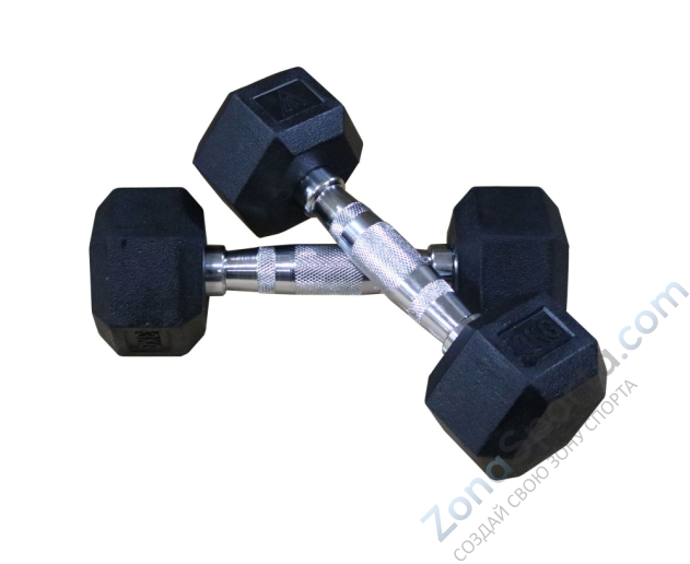 Гантели гексагональные 2 шт. по 12.5 кг DFC DB001-12.5