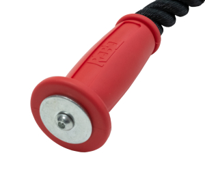 Гибкая тяга (канат) для трицепса двойная с резиновыми наконечниками Rebel