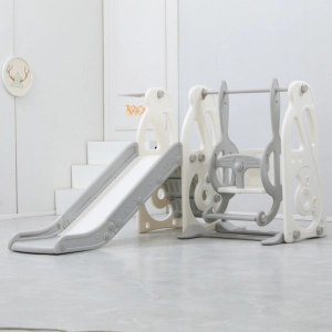 Горка с качелями Unix Kids Music Grey