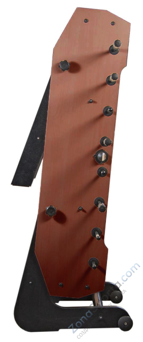 Игровой стол - футбол складной Maccabi (махагон)