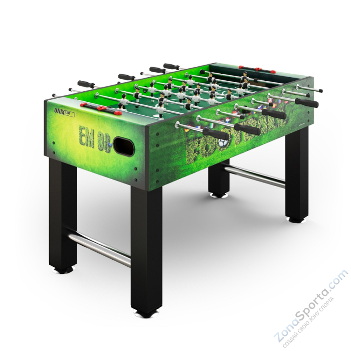 Игровой стол Unix Line Футбол - Кикер (140х74 cм) Green