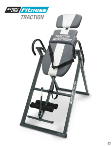 Инверсионный стол Start Line Traction (серо-серебристый с подушкой)