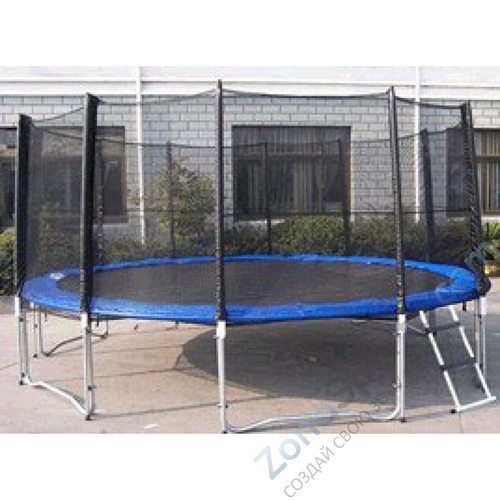 Комплект батут DFC Trampoline Fitness 15FT-TR-E с сеткой