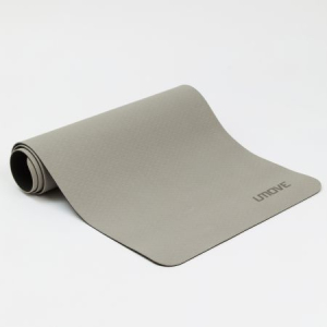 Коврик для фитнеса и йоги Umove TPE Mat 0,8 мм светло-серый