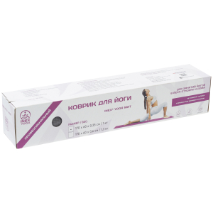 Коврик для йоги INEX Yoga Mat 170 x 60 x 0,35 см, фиолетовый
