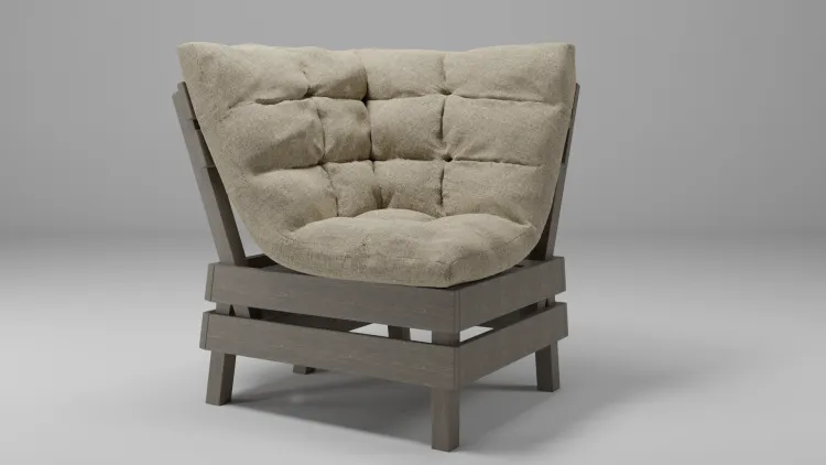 Кресло деревянное угловое Savushka Type-YD