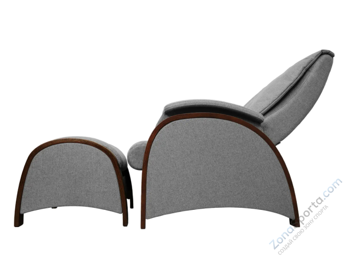 Кресло-качалка (маятник) с массажем Fujimo Balance 2 Серый с пуфом