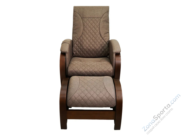 Кресло-качалка (маятник) с массажем Fujimo Balance 2 Шоколад с пуфом