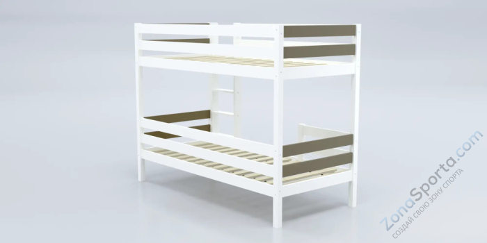 Кровать детская двухъярусная Савушка-01 80х160 Shiitake (бежевый)