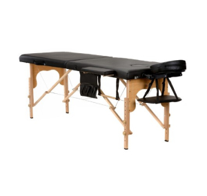 Массажный стол Atlas Sport складной 2-с 60 см деревянный (черный)