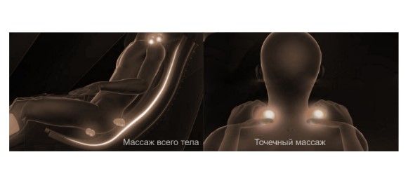 Массажное кресло Bodo Ecto Sport Brown Gold