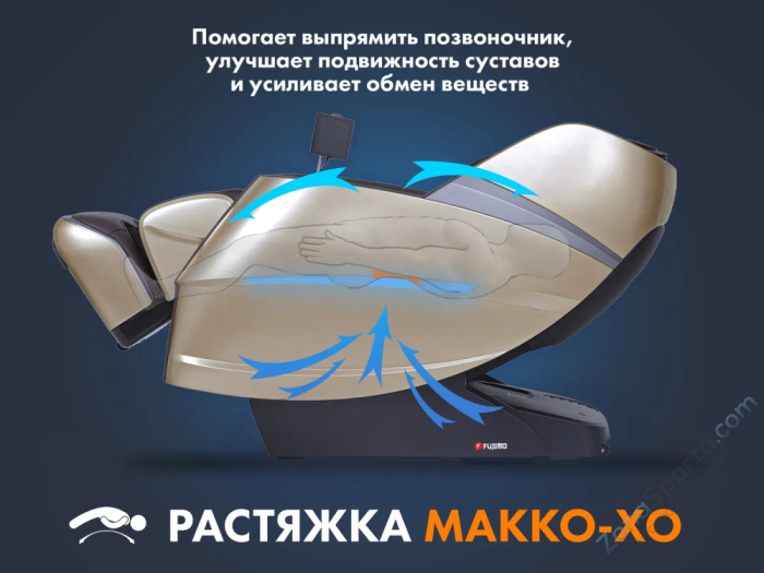 Массажное кресло Fujimo Combat 4D Коричневый