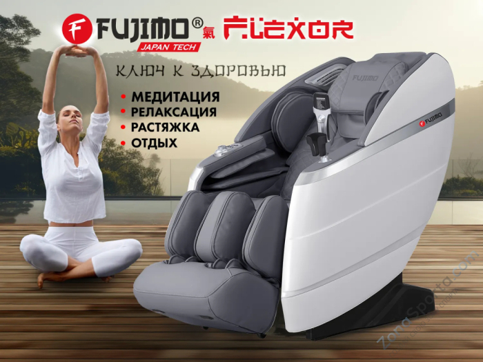 Массажное кресло Fujimo Flexor F500 Grey