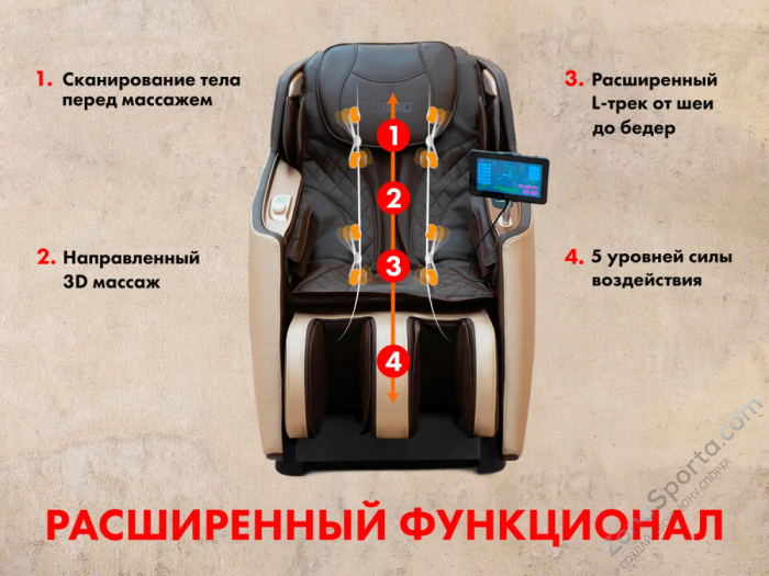 Массажное кресло Fujimo Kenko Business Edition Эспрессо