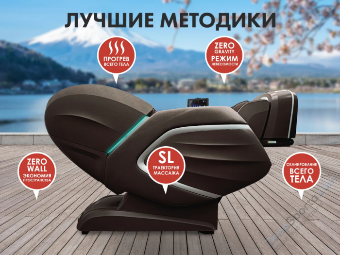 Массажное кресло Fujimo Ton Pro Шоколад