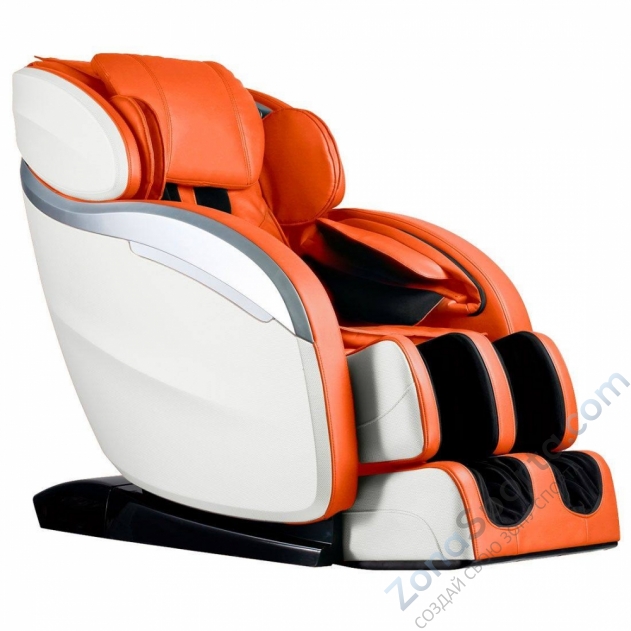 Массажное кресло Gess 830 Futuro, цвет бело-оранжевый