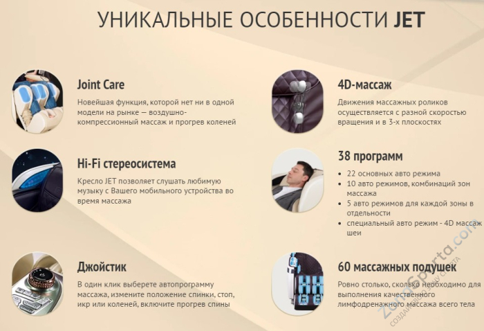 Массажное кресло US Medica Jet