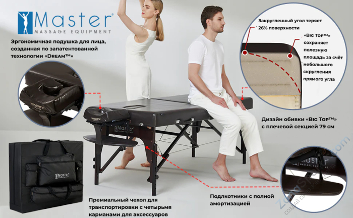 Массажный стол складной Master Supreme