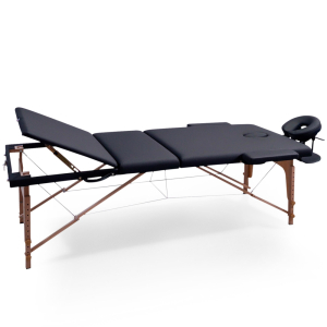 Массажный стол Unix Standard 3 Section Black