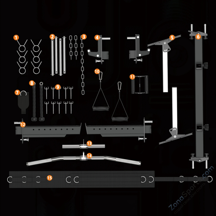 Многофункциональный силовой комплекс Protrain GT10 MEGA