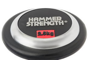 Набор обрезиненных гантелей Hammer Strength 10 пар (2,5 – 25 кг)