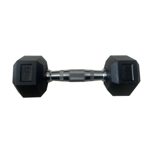 Обрезиненная гексагональная гантель INEX Hex Dumbbell 2,5 кг