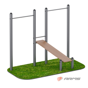 Скамья для пресса с турником (эконом) ARMS ARWOK020.30