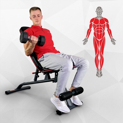 Скамья многофункциональная регулируемая Protrain SB235