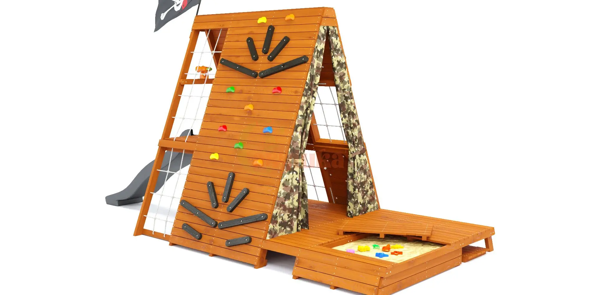 Спортивный домик Савушка База-4 (Милитари)