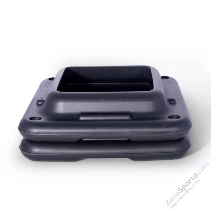 Степ-платформа профессиональная три уровня высоты серая OKPRO OK1906