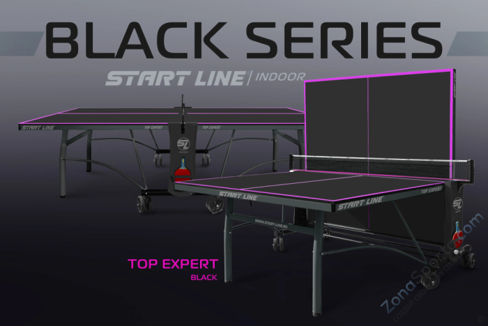 Стол теннисный Start Line Top Expert Black