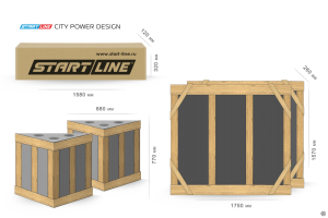 Стол теннисный City Power Design Всепогодный
