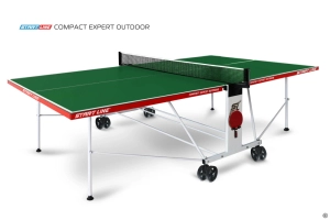 Стол теннисный Start Line Compact Expert 6 Всепогодный Зелёный