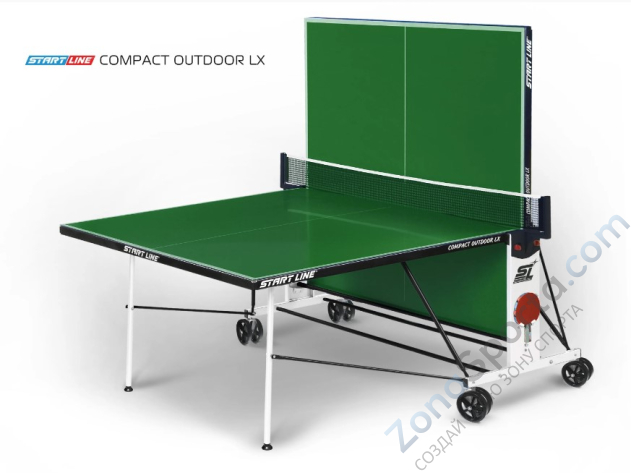 Теннисный стол Start Line Compact Outdoor-2 LX Зеленый