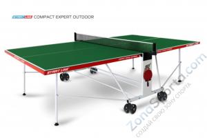 Теннисный стол всепогодный Start Line Compact Expert Outdoor green