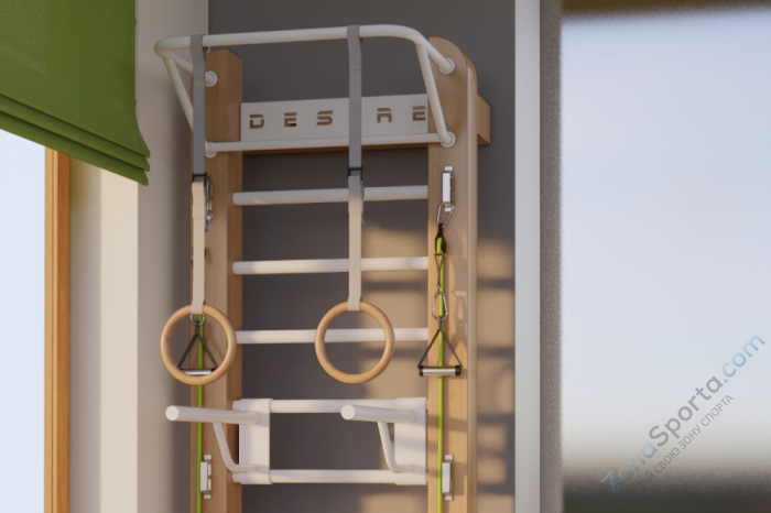 Узкая шведская стенка расширенной комплектации Desire Eco S Plus