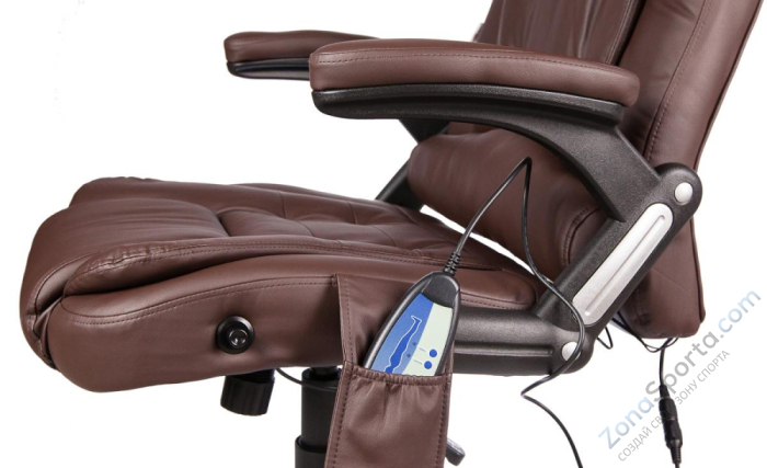 Вибромассажное кресло Calviano Veroni 53 (коричневое)