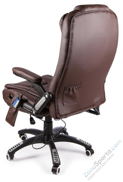 Вибромассажное кресло Calviano Veroni 53 (коричневое)