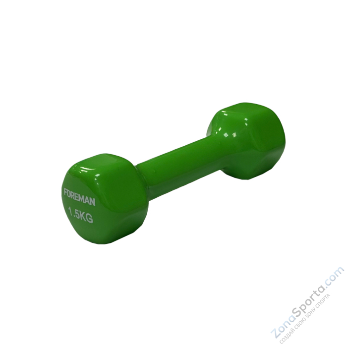 Виниловые гантели для аэробики 1,5 кг, пара Foreman IVD-KG