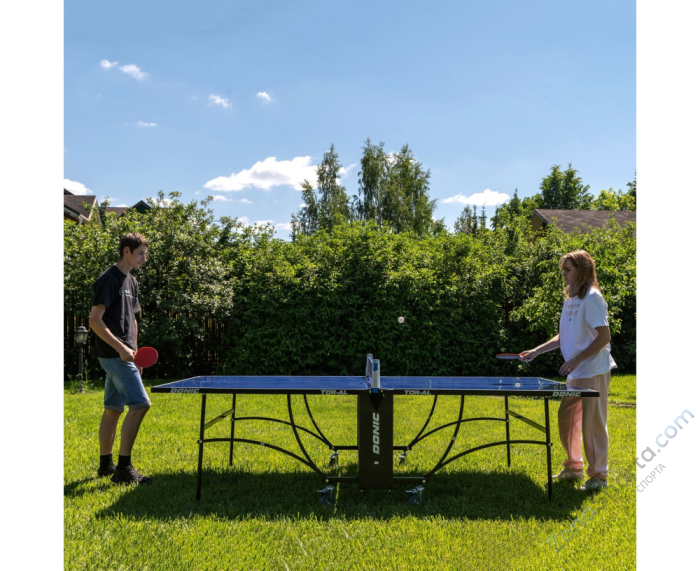 Всепогодный теннисный стол Donic Tornado-AL-Outdoor (синий)