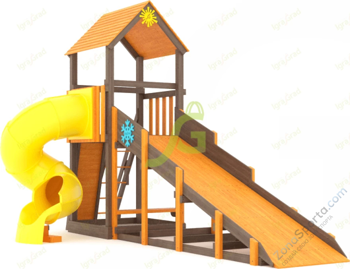 Всесезонная площадка IgraGrad С Tower с трубой SF